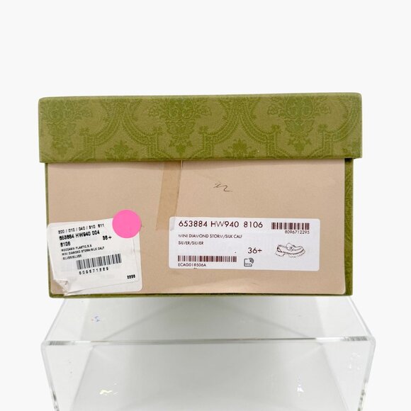 Gucci Silver and Black Loafers - Picture 13 of 13